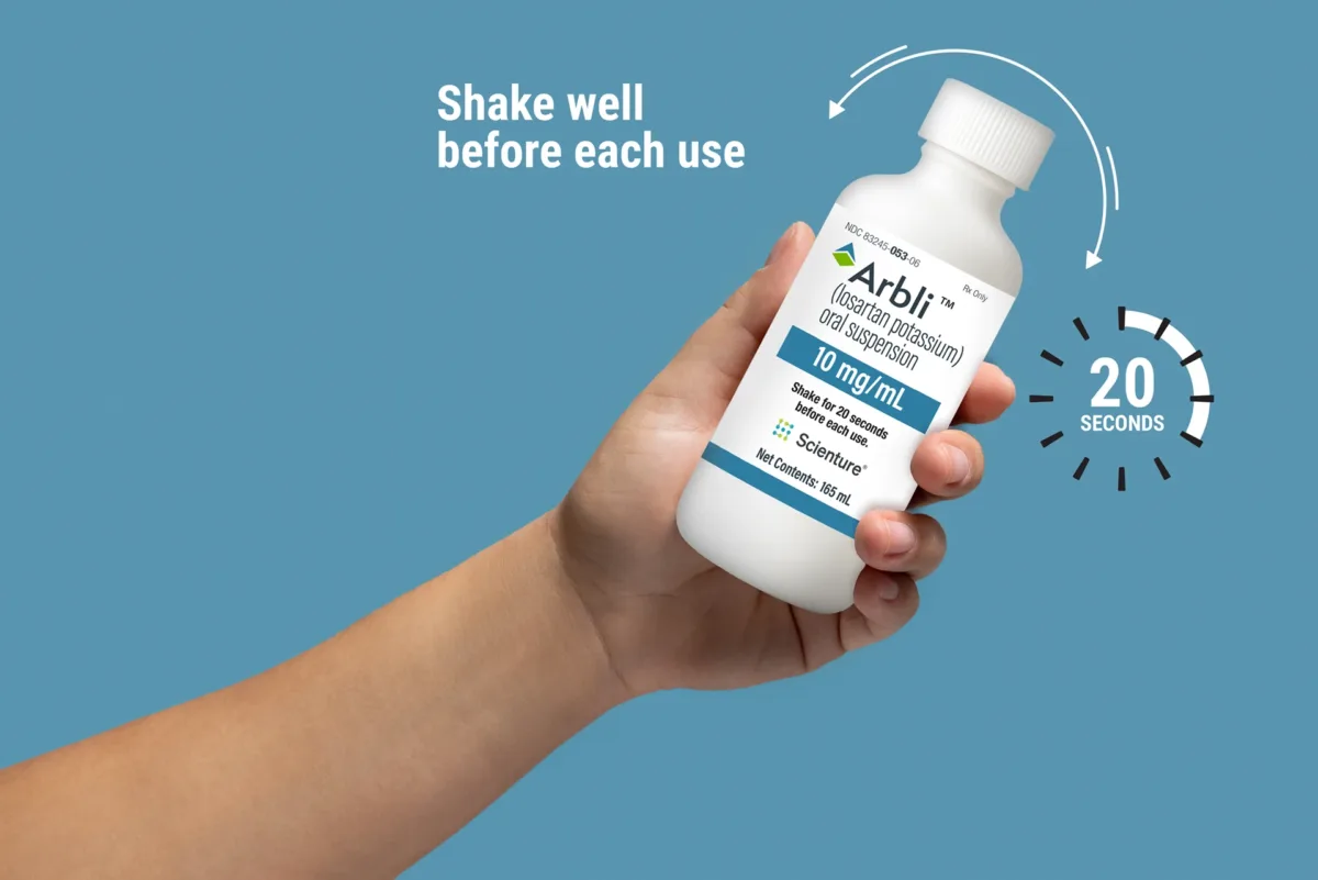 Shake well before each use. Shake Arbli well before each use.